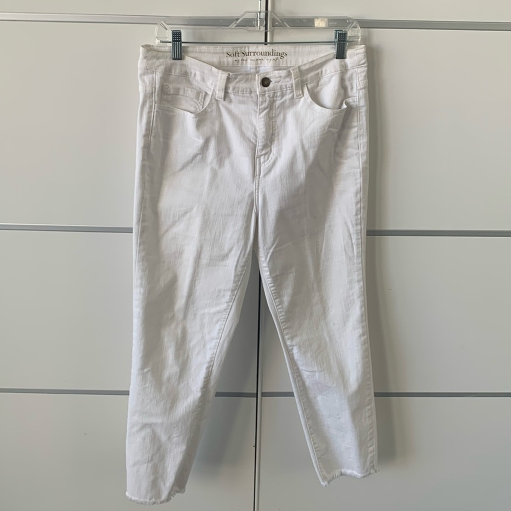 Soft Surroundings White Jeans